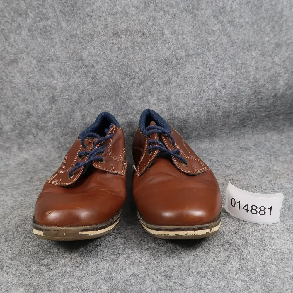 Sonoma Shoes Kids 1 Boys Dress Oxford Derby Lace Up Brown Sneaker Memory Foam